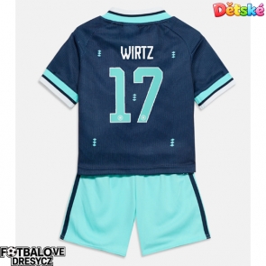 Německo Florian Wirtz #17 Dětské Venkovní dres komplet MS 2026 Krátký Rukáv (+ trenýrky)